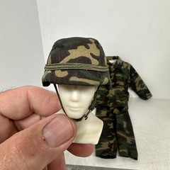 1/6 HASBRO GI JOE US ARMY 10TH MTN DIV WOODLAND CAMOUFLAGE UNIFORM & HELMET SET