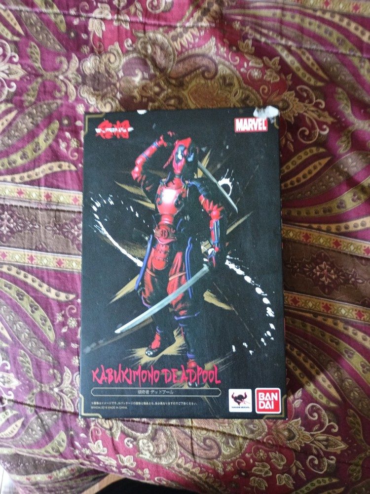 Marvel Comics Meisho Manga Realization KABUKIMONO DEADPOOL (Samurai) Figure NEW