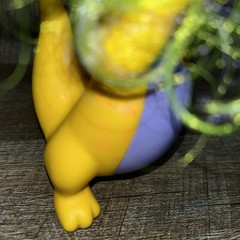 VTG 1993 Darlin’ Dinos Bronte Yellow Purple Time For Bed Dressy Dinos 7”