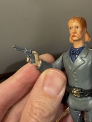 Vintage 1975 Excel Legends of the West Wild Bill Hickok Figure w/ Hat and Gun 4”