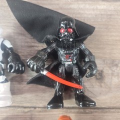 LOT OF 4 HASBRO 2000s PLAYSKOOL GALACTIC HEROES STAR WARS MINI FIGURE TOYS