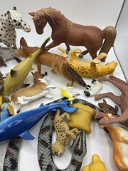 Mixed LOT of Plastic Farm Sealife Safari Animals Schleich & Others