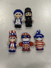 Wigglitz Stars & Stripes Series Limited Ed 24 Pc Master Set, Plus 3 RARE , New!