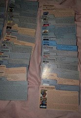 Vintage GI Joe ARAH Info Cards, Paperwork, Vehicle Blueprints.