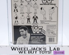 Andre the Giant AFA GRADED 80 80/85/90 WWF Series 1 12-Back 1990 Age 4 & Up Text