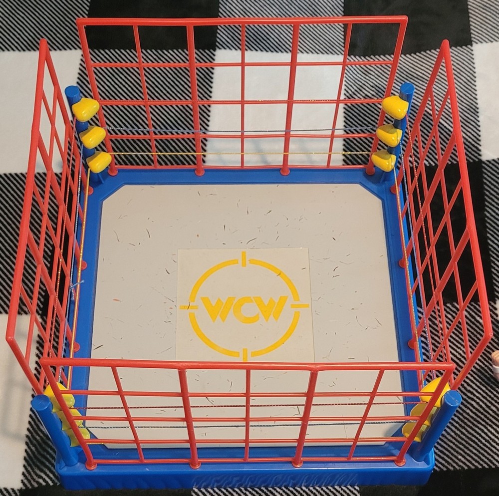 original san francisco toymakers wcw ring and nwo wrestlers