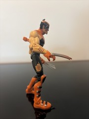 X-Men Evolution Battle Ravaged Wolverine w Sabretooth 2001 ToyBiz