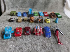 22 Disney Pixar Cars Movie Mixed Character Vehicles – Die cast/Plastic – Toy Car