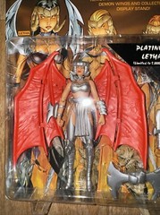 Lightning Comics Sisters of Darkness PLATINUM LETHA Figure 6″ new
