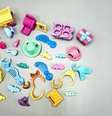 My Little Pony G4 Mixed Accessories Lot 37 Hats Wagon Bow Headbands Crowns Clips