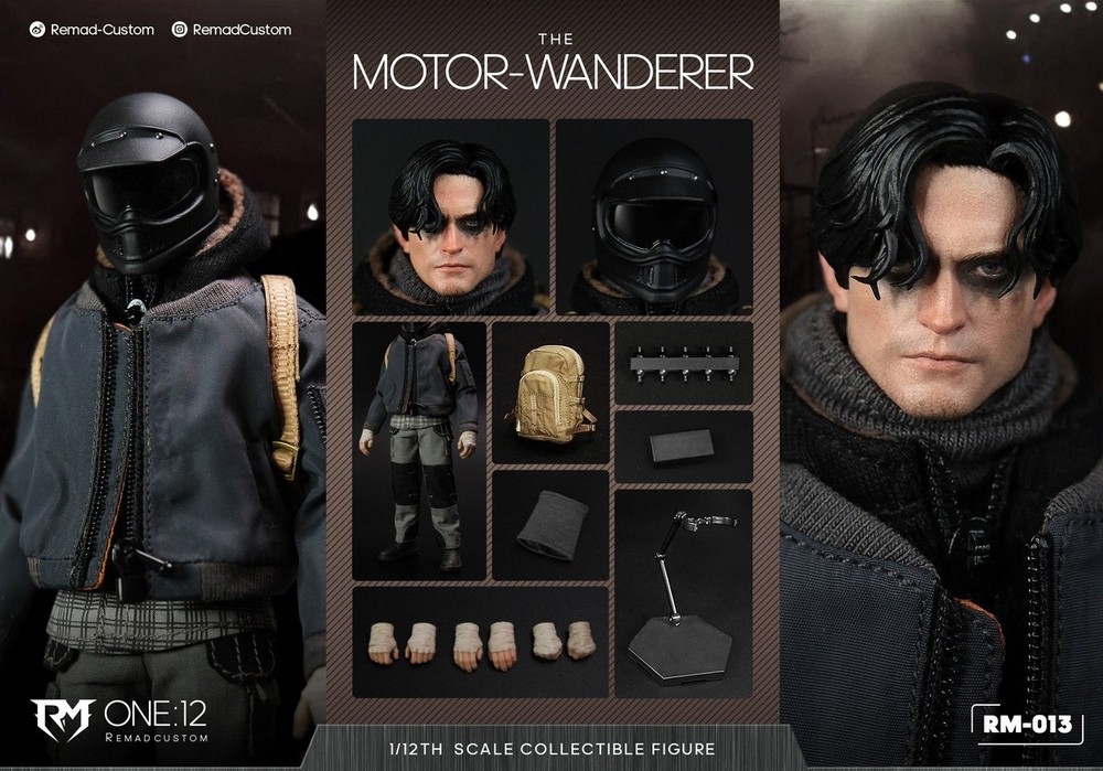 RM-013: Remad Custom Motor-Wanderer Pattinson Batman Bruce Wayne 1/12 Figure