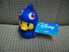 Dory, Disney Collection 3″ Rubber Duck Character with tag by Just Play New!