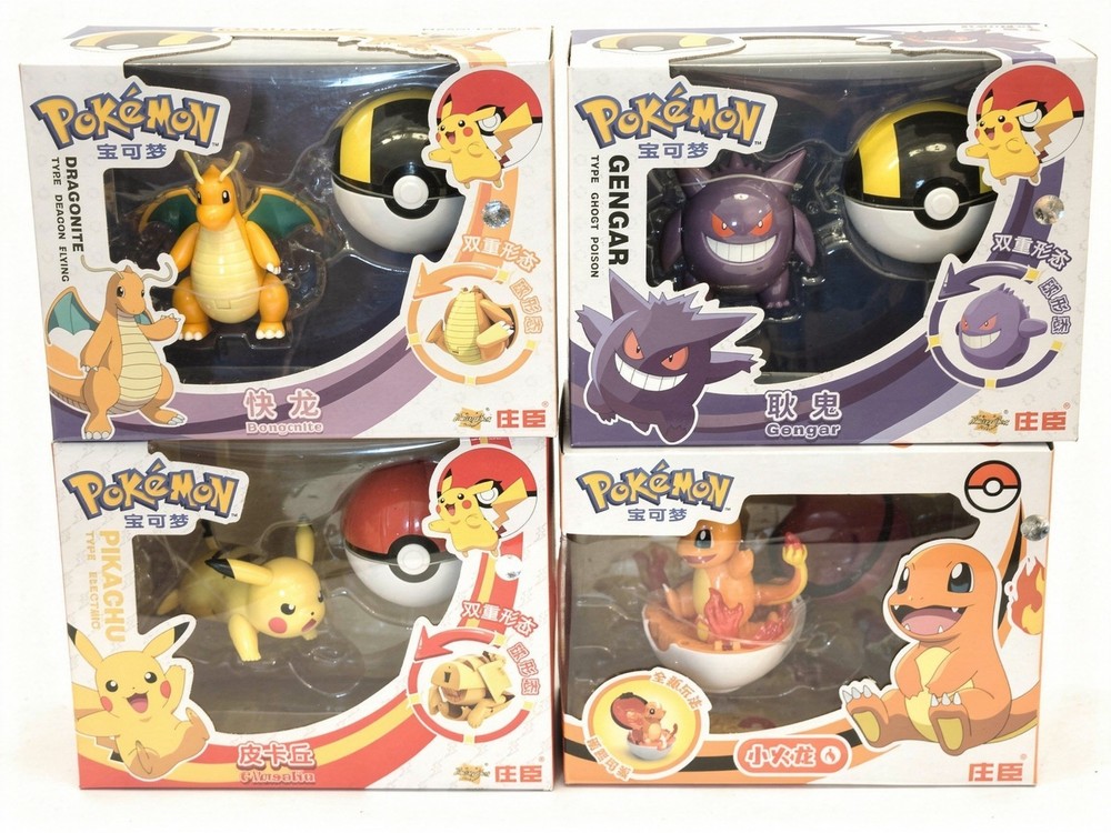 4x POKÉMON Transformation Toys – Zhuang Chen