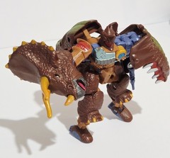 Transformers Beast Machines 2000 Triceradon Maximal Dinobot Tripceratops Loose