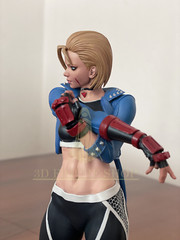 Cammy Street Fighter/3d Figure 25cm Professional Hand Painted