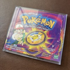 Pokemon Battling Coin Game 3 Coins with Manual + Case Marowak Primeape Machop