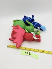 PJ Masks Toys Lot Plush Figures Gekko Owlette Catboy Complete Set Bundle 3 PC