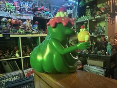 Unbox industries X Refreshment Toy Soft vinyl Slimer Sofubi Ghostbusters Rare