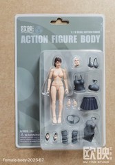 1/18 Flexible Joint Female 3.75” Action Figure Body Model