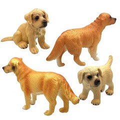 Dog Toys for Kids, Golden Retriever Family Playset, Detail and Realistic Pupp…