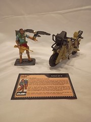 GI JOE 3.75 Inch “Off-road Scout Pack” Bike & 25th Anniv. Spirit Iron Knife