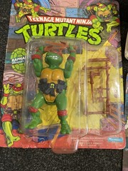 1988 Ninja Turtles ACTION FIGURE VINTAGE Dark Batman Crime Attack Original Pack