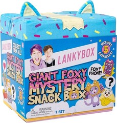 LankyBox Giant Foxy Surprise Snack Box Mystery Blind Box 5 Surprises Inside