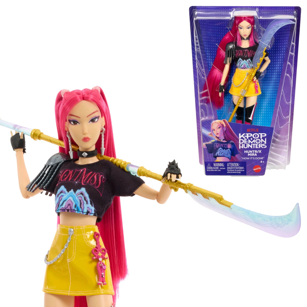 KPop Demon Hunters Huntrix Mira Doll HUNTR/X Mattel In Hand