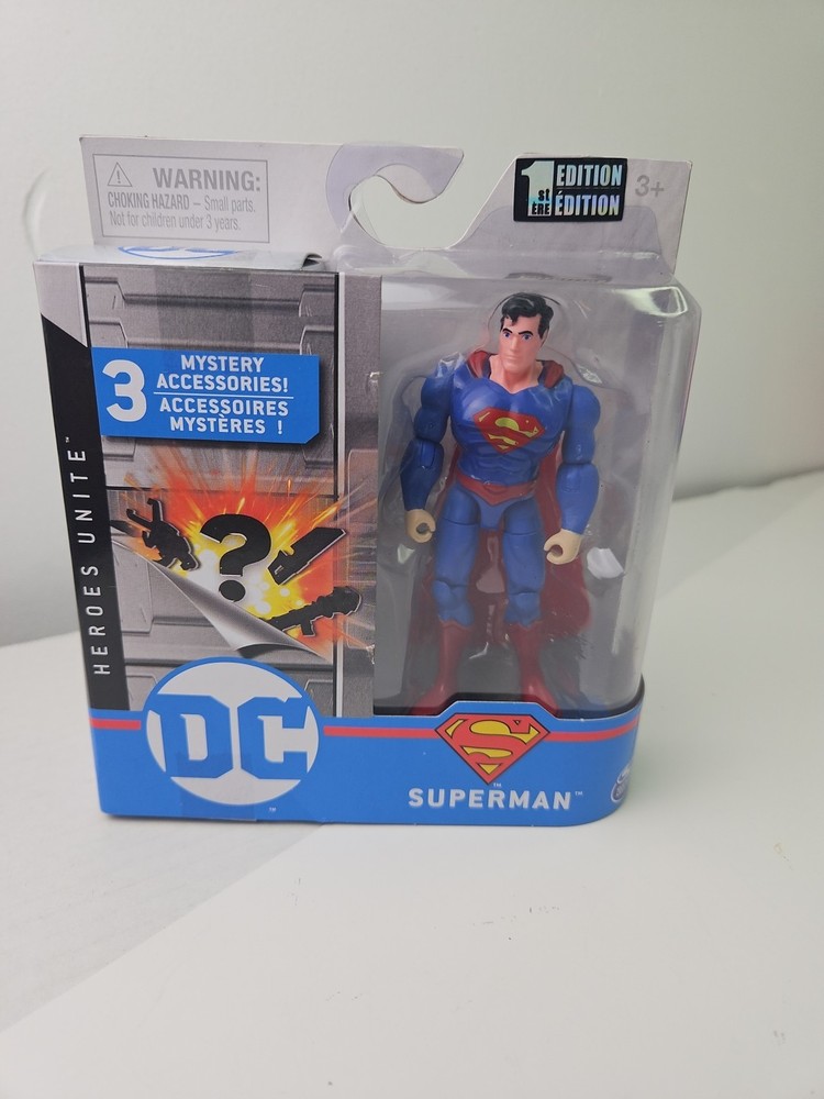 Spin Master DC Heroes 1st Edition Superman 2020 Figure 3 Surprise Accessories