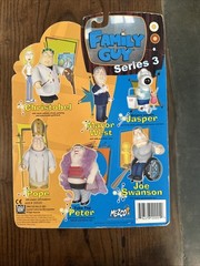 BRIAN’S COUSIN JASPER Family Guy Action Figure Blue Shirt MEZCO 2005