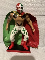 Templario (Tricolor ) Wrestler 7 in Lucha Action Figure Mexican Toys HANDMADE