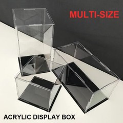 Acrylic Display Box Dustproof Clear Collectibles Showcase Shop Model Toys Cars