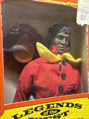 VTG Deadwood Dick Legends Of The West 1973 Excel Toy Corp 9.5″ Wyatt Earp Annie