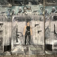 Complete Set of 6 N2 Toys The Matrix Action Figures 2000 Sealed Neo Morpheus Tri