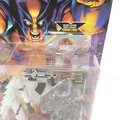 Error Marvel X-Men Quicksilver Mutant Armor in Professor Xavier Package 1996