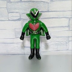 Popy Himitsu Sentai Goranger 5 Sofubi Vinyl Figure Set Showa Vintage