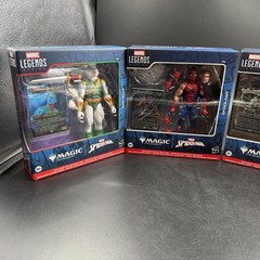 Marvel Legends Magic the Gathering SPIDER-MAN 6″ Figure Set of 4 With Cards
