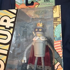 Futurama Toynami Figure Bender Super King Wow!!! No Santa Robot Build A Bot