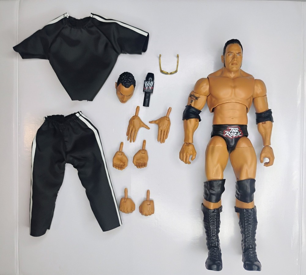 Mattel WWE Ultimate Edition Series 6 The Rock Amazon Exclusive Wrestling Figure
