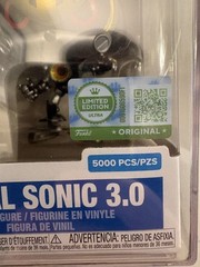 NEW RARE HTF Funko Pop METAL SONIC 3.0 5000pcs GAME STOP w/ Protector & Shrink!