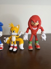 Sonic Movie Lot X4 Light-Up Sonic And Shadow 5 In Figure Target Exclusive Jakks