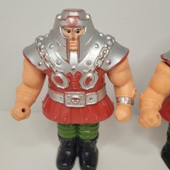 2x He Man Masters of the Universe Action Figure Ram Man 1982 Mattel Springs Work
