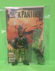 Marvel Legends ERIK KILLMONGER *CUSTOM* – M’BAKU BAF + COMIC BLACK PANTHER # 11