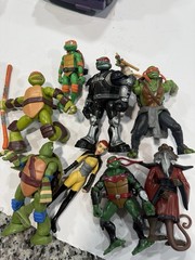 Huge Lot Mixed Teenage Mutant Ninja Turtles TMNT Figures Copters And More!