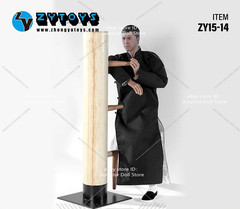 ZYTOYS 1/6 Male Kung Fu Traditional Chinese Clothing Robe Fit 12” Action Figure