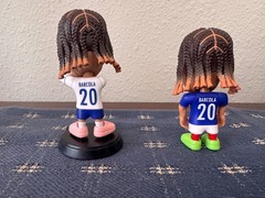 Zuru FIFA World Cup Ballers Bradley Barcola white (rare) uniform & blue uniform