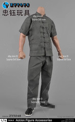 ZYTOYS 1/6 Male Kung Fu Traditional Chinese Clothing Robe Fit 12” Action Figure