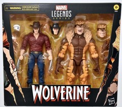 Marvel Legends Wolverine 50th Anniversary Logan vs Sabretooth 2-pack
