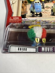 Disney Pixar World of Cars Ferrari Race Fans Guido & Luigi movie moments Mattel