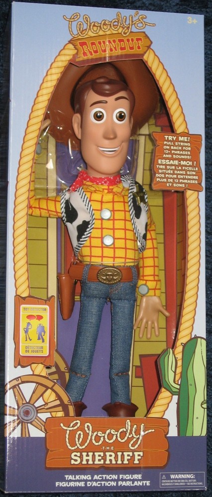 Disney Pixar Toy Story Woody’s Roundup Talking Sheriff WOODY 15 in Action Figure